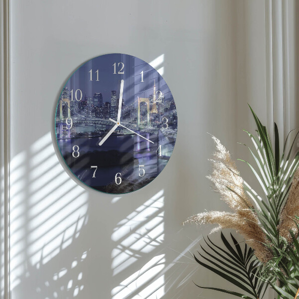 Round wall clock Bridge