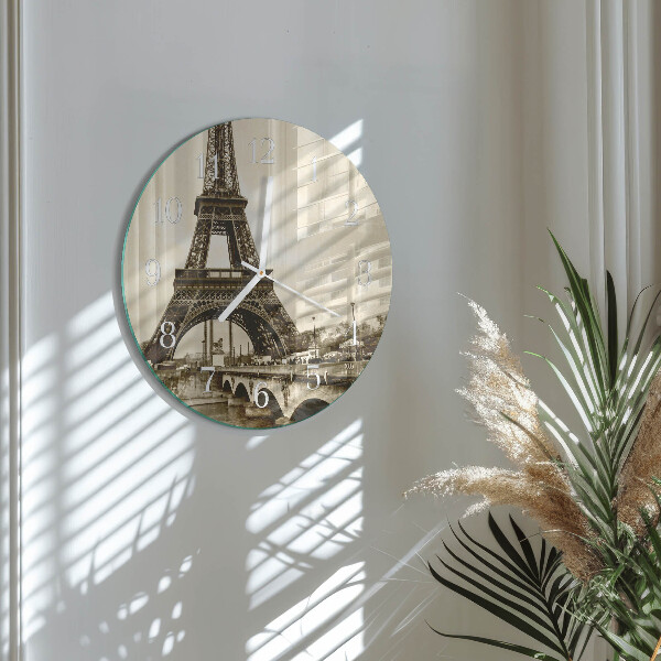Round wall clock Paris