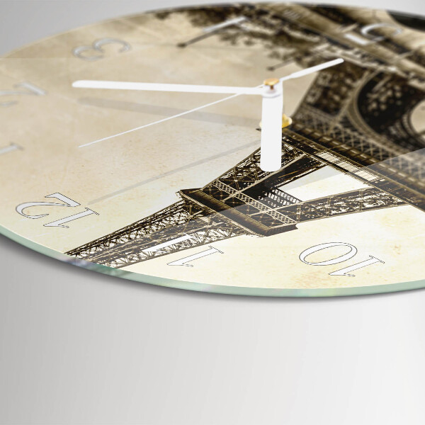 Round wall clock Paris
