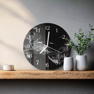 Round wall clock Smoke