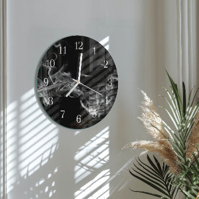 Round wall clock Smoke