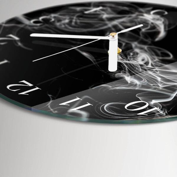 Round wall clock Smoke