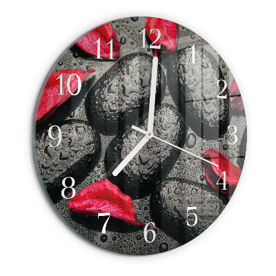 Round wall clock Stones
