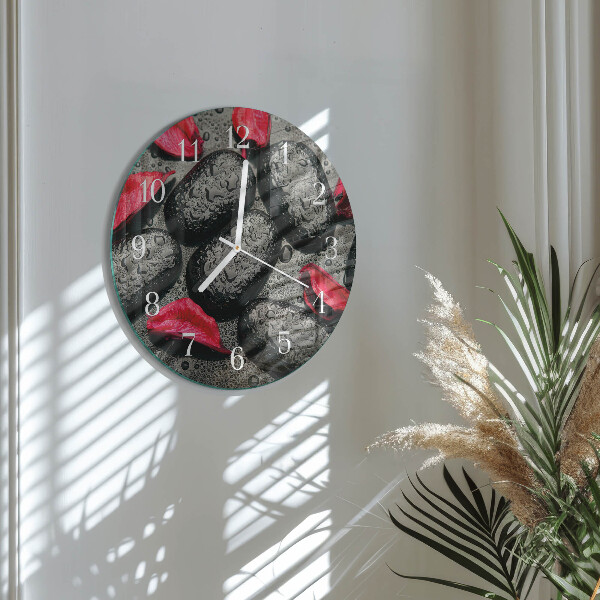 Round wall clock Stones