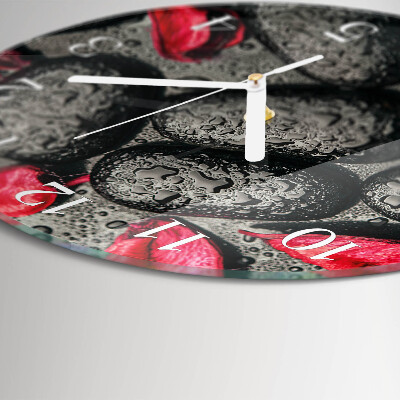 Round wall clock Stones