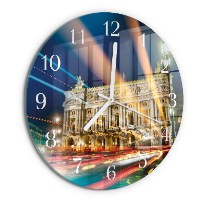 Round wall clock Light