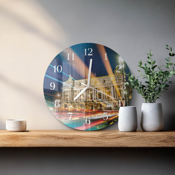 Round wall clock Light