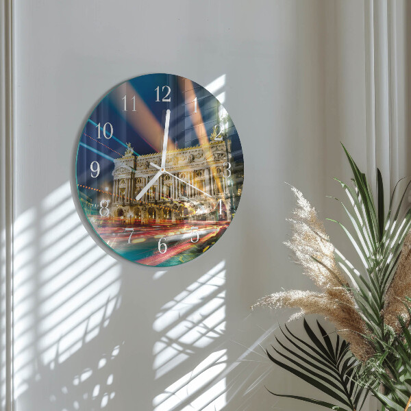 Round wall clock Light