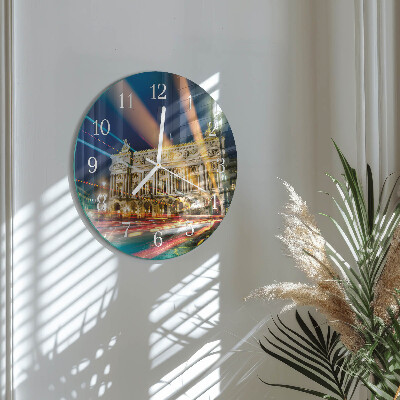 Round wall clock Light