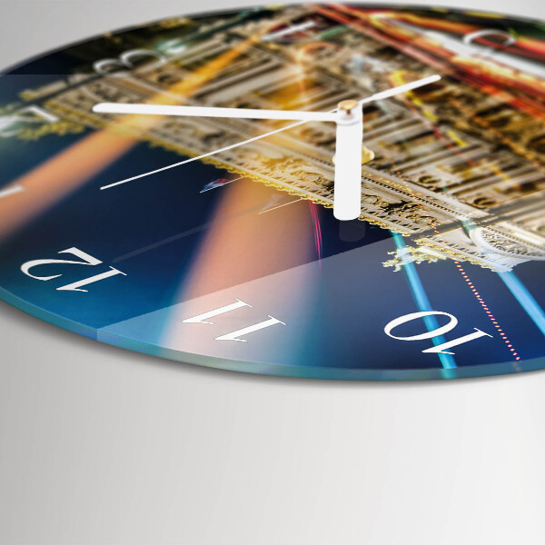 Round wall clock Light