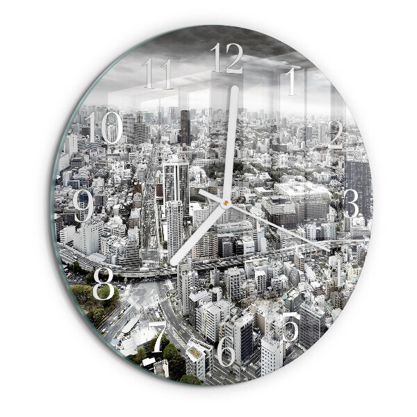 Round wall clock City