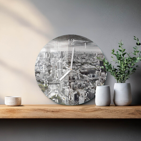 Round wall clock City
