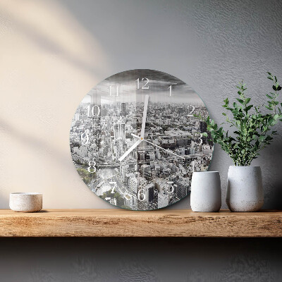 Round wall clock City