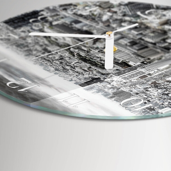 Round wall clock City