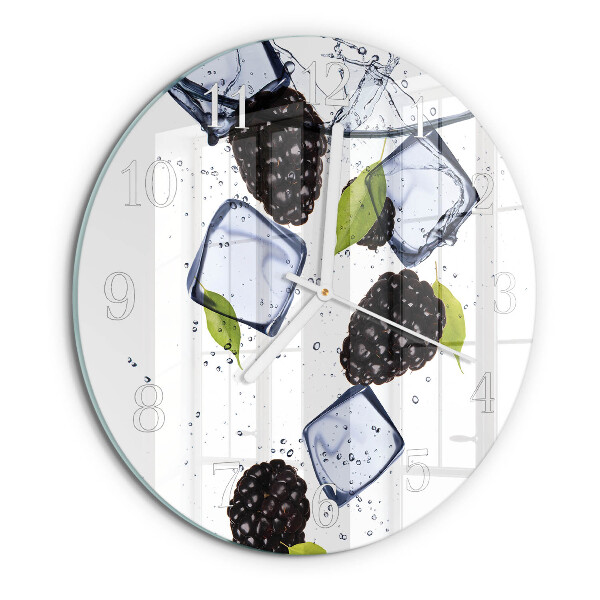 Round wall clock Blackberries