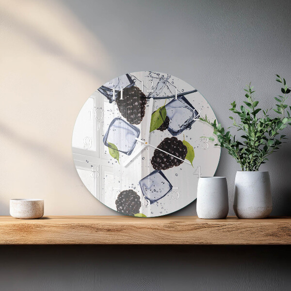 Round wall clock Blackberries