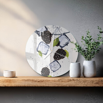 Round wall clock Blackberries