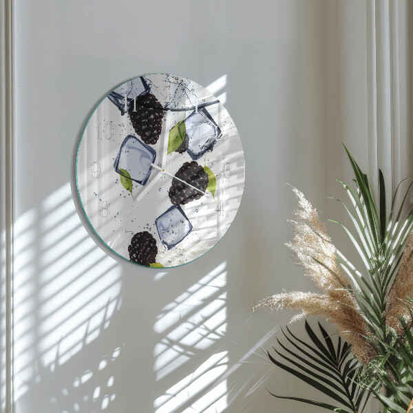 Round wall clock Blackberries
