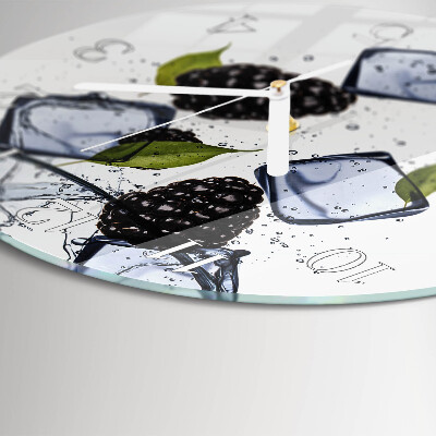 Round wall clock Blackberries