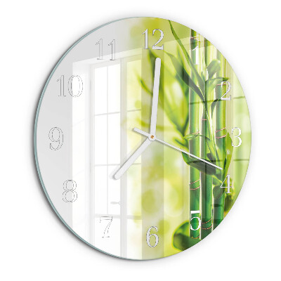 Round wall clock Bamboo