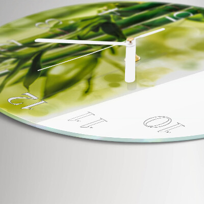 Round wall clock Bamboo