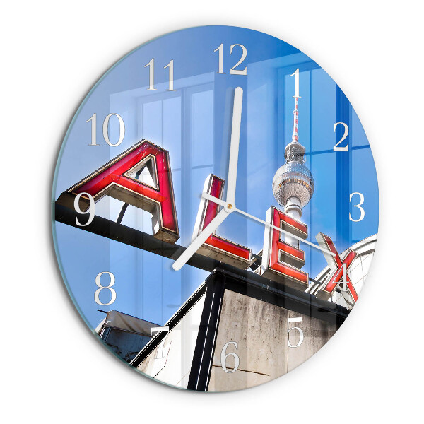 Round wall clock Alexander Square