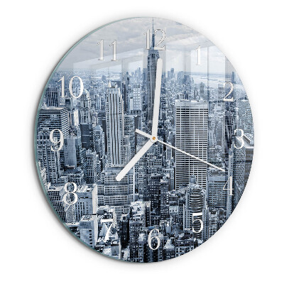 Round wall clock City