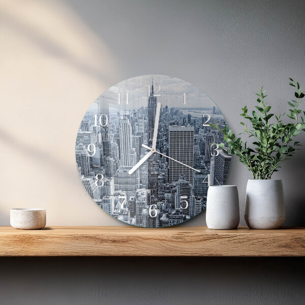 Round wall clock City