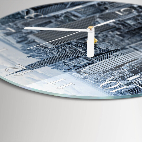 Round wall clock City