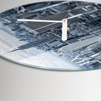 Round wall clock City