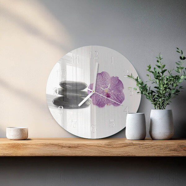 Round wall clock Stones