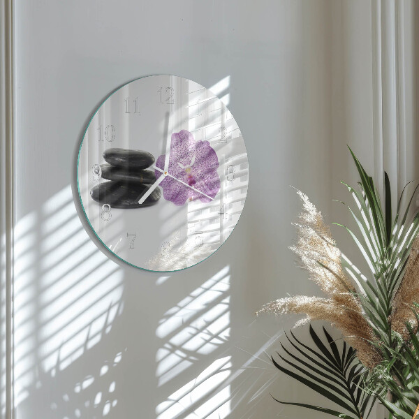 Round wall clock Stones