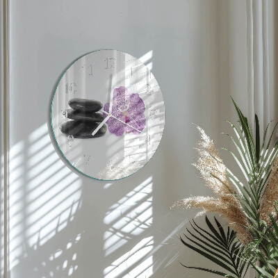Round wall clock Stones