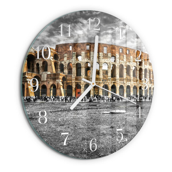 Round wall clock Colosseum