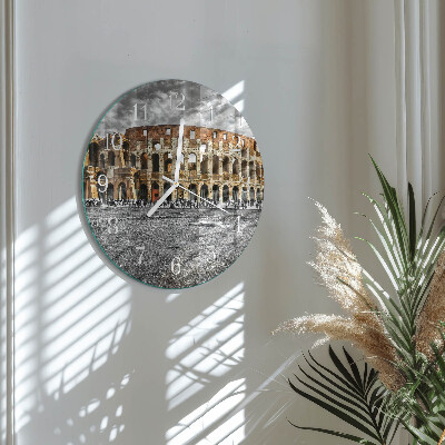 Round wall clock Colosseum