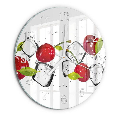 Round wall clock Cherry Ice Cream