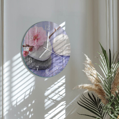 Round wall clock Stones