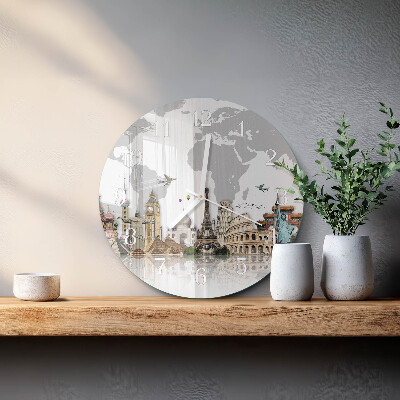 Round wall clock World