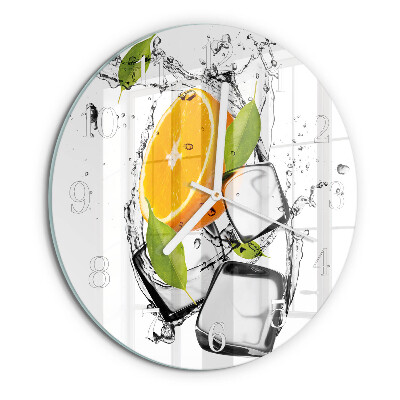Round wall clock Ice
