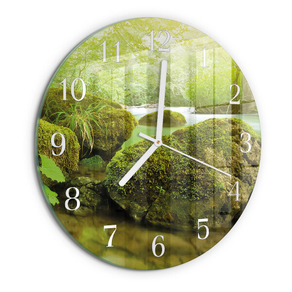 Round wall clock Nature