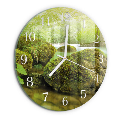 Round wall clock Nature