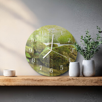 Round wall clock Nature