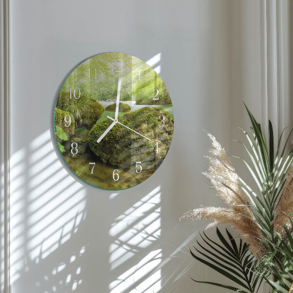 Round wall clock Nature