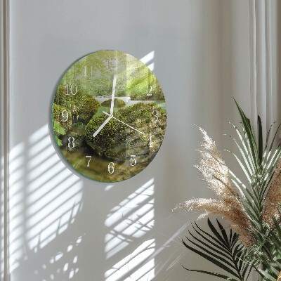 Round wall clock Nature
