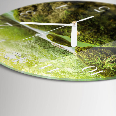 Round wall clock Nature