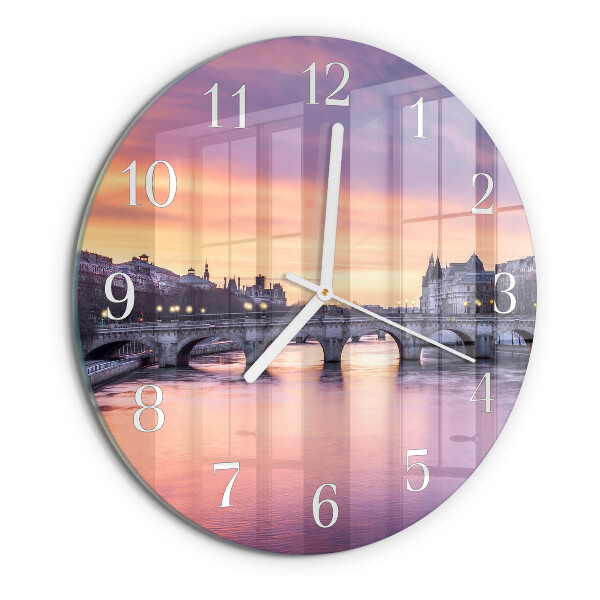 Round wall clock River City