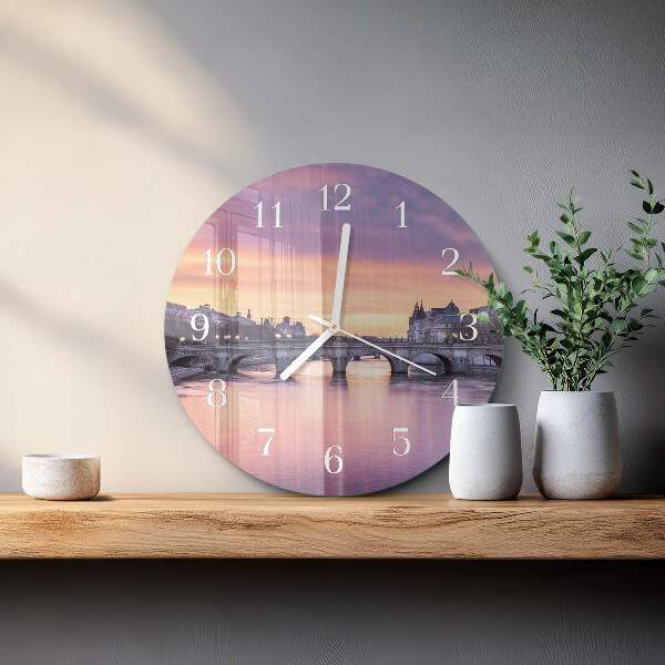 Round wall clock River City