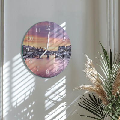 Round wall clock River City