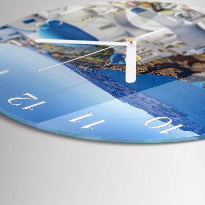 Round wall clock Santorini