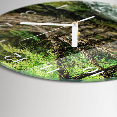 Round wall clock Rope Bridge